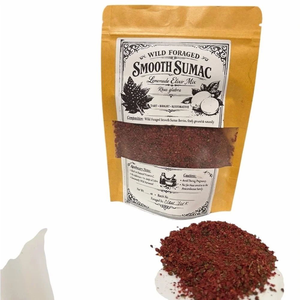 Wild Foraged Smooth Sumac Lemonade Elixir Mix